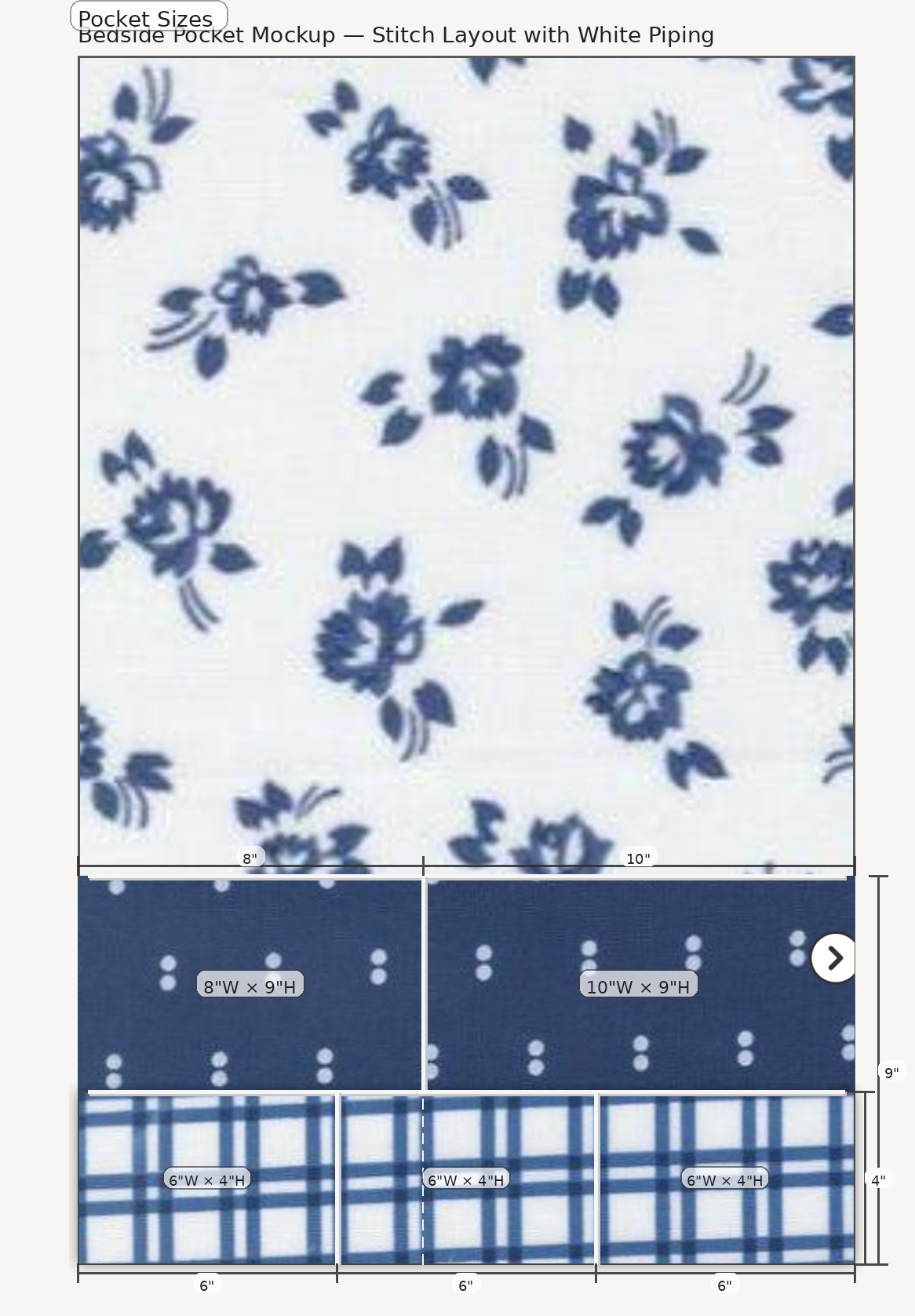 Be Still XL Bedside Pocket (Ps. 46:10)