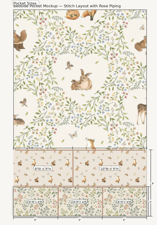 Mercy Over All XL Bedside Pocket (Ps. 145:9)