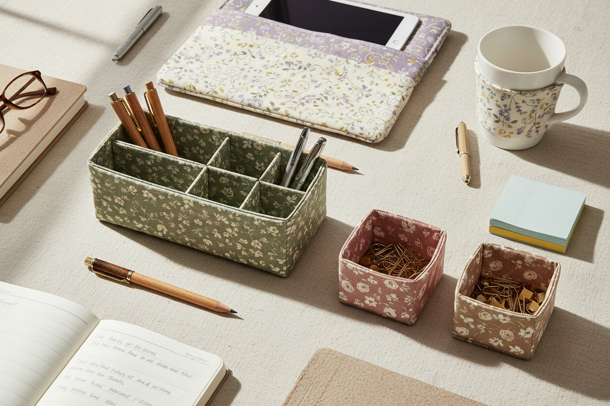 Replace sewing supplies with office supplies.